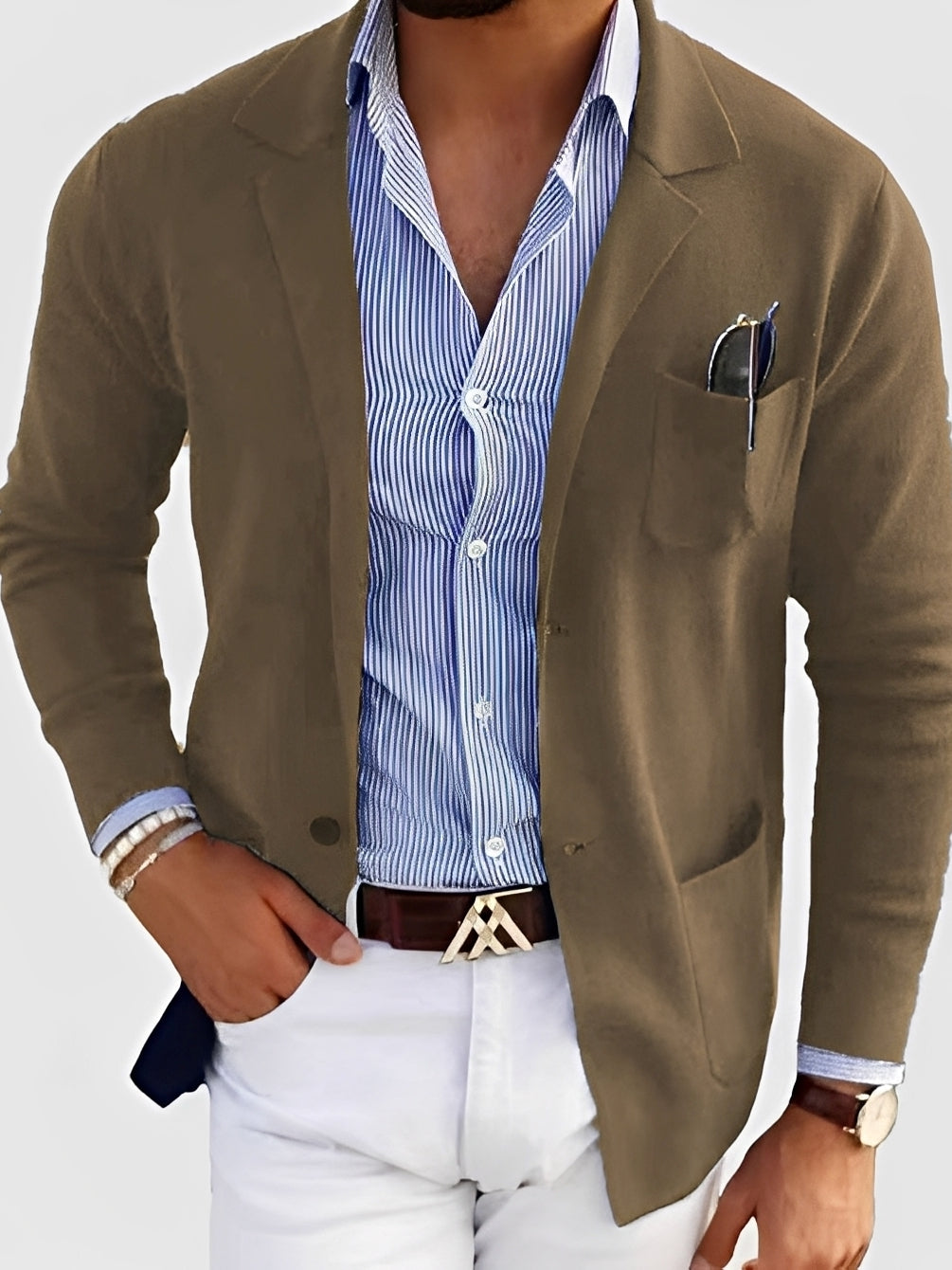 Jordan - Elegante Blazer con Tasche per Uomini