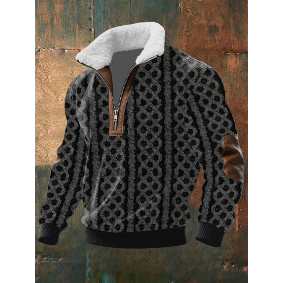 SILVORO | MAGLIONE A COLLO ALTO IN PILE