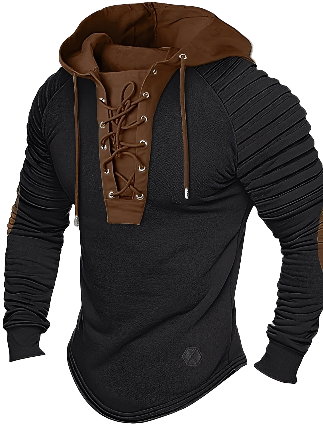 Durward - Maglione casual con cappuccio per uomo