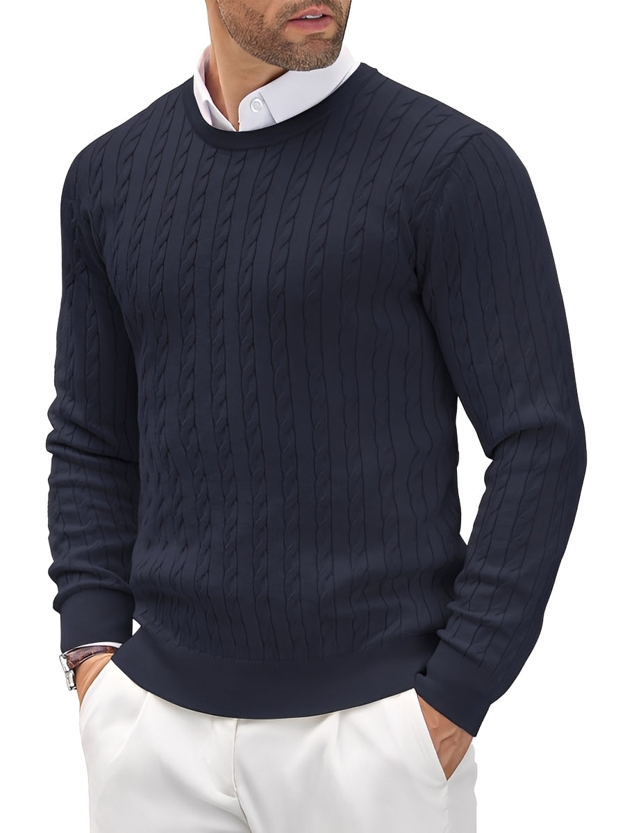 Romilly - Maglione casual aderente per uomo