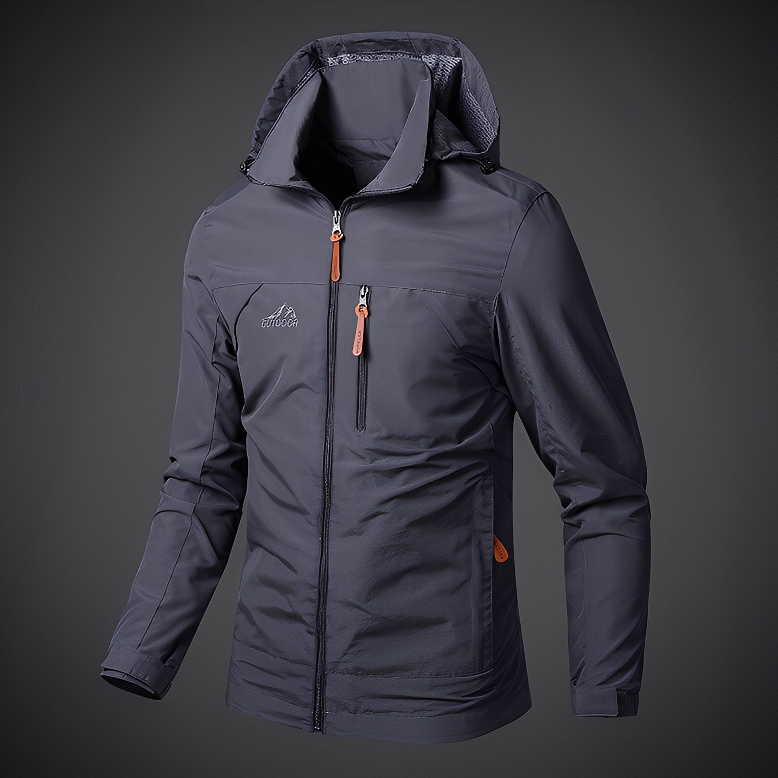 Finnegan - Giacca Outdoor Casual con Cappuccio per Uomo