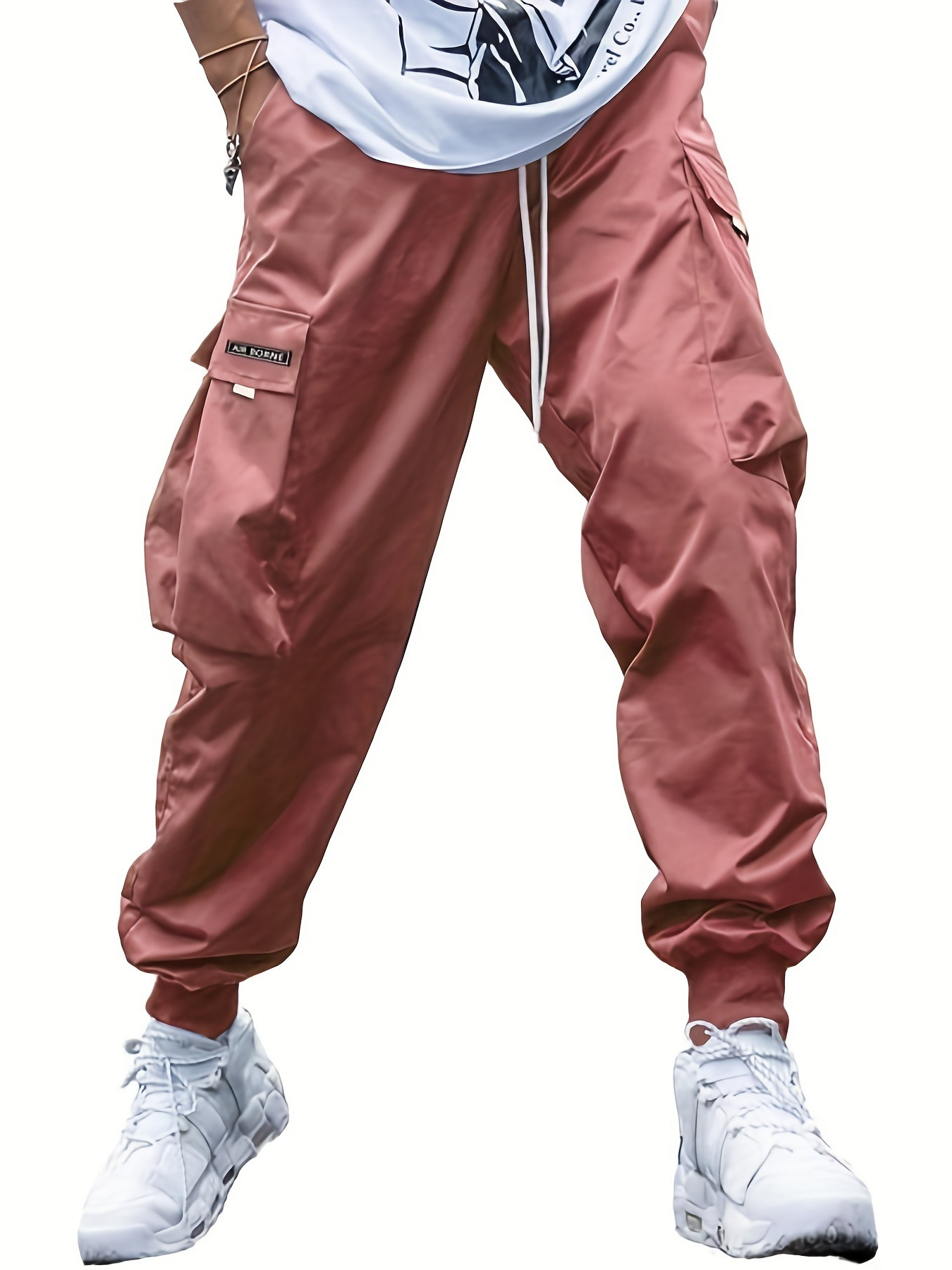 Morton - Pantaloni cargo estivi Hip-Hop per uomini