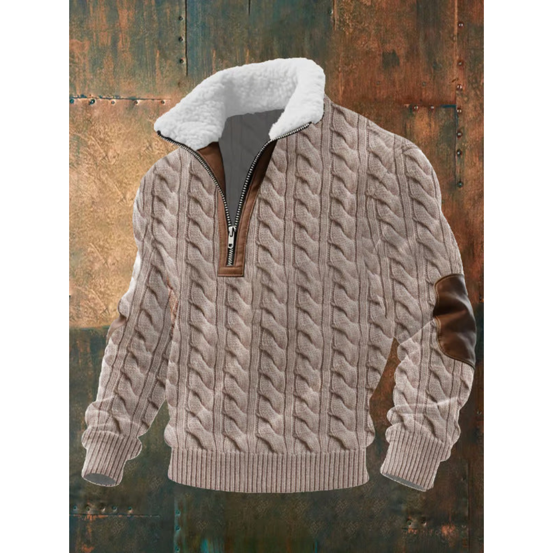 SILVORO | MAGLIONE A COLLO ALTO IN PILE