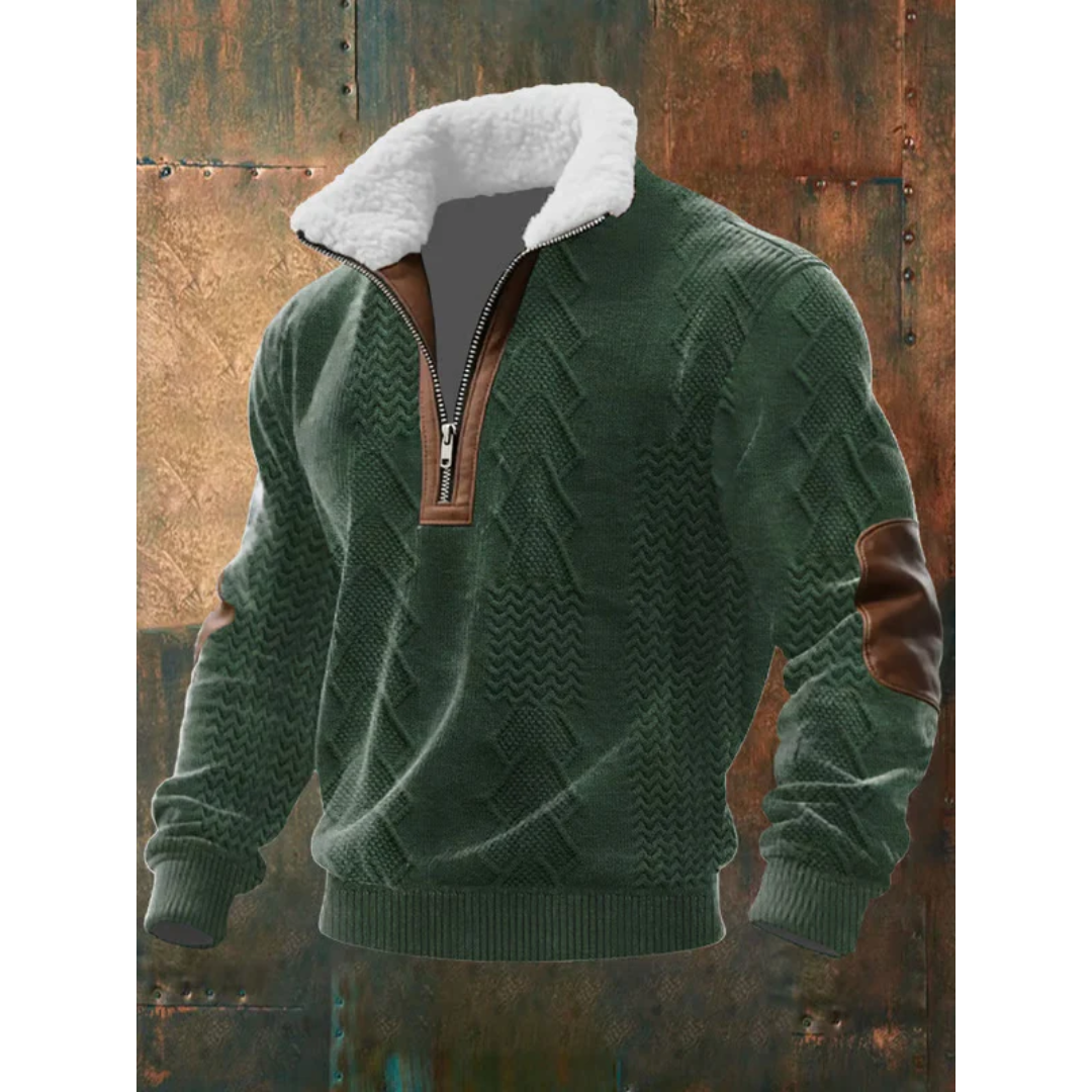 SILVORO | MAGLIONE A COLLO ALTO IN PILE