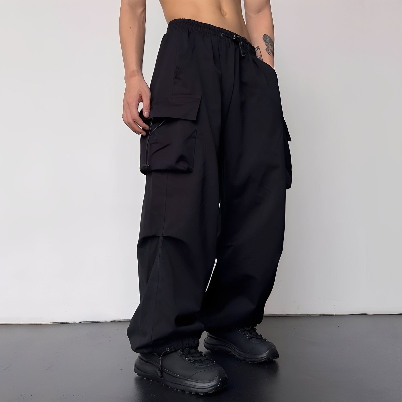 Kaleb - Pantaloni Cargo Baggy Eleganti per Uomo