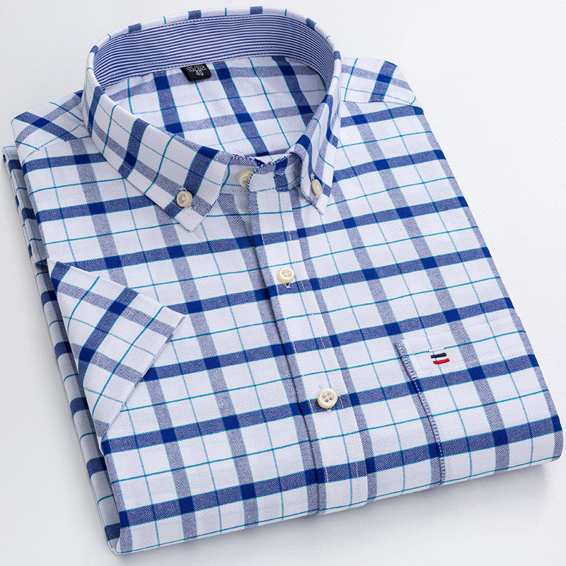 Desmond - Camicia morbida casual con tasca sul petto per uomo