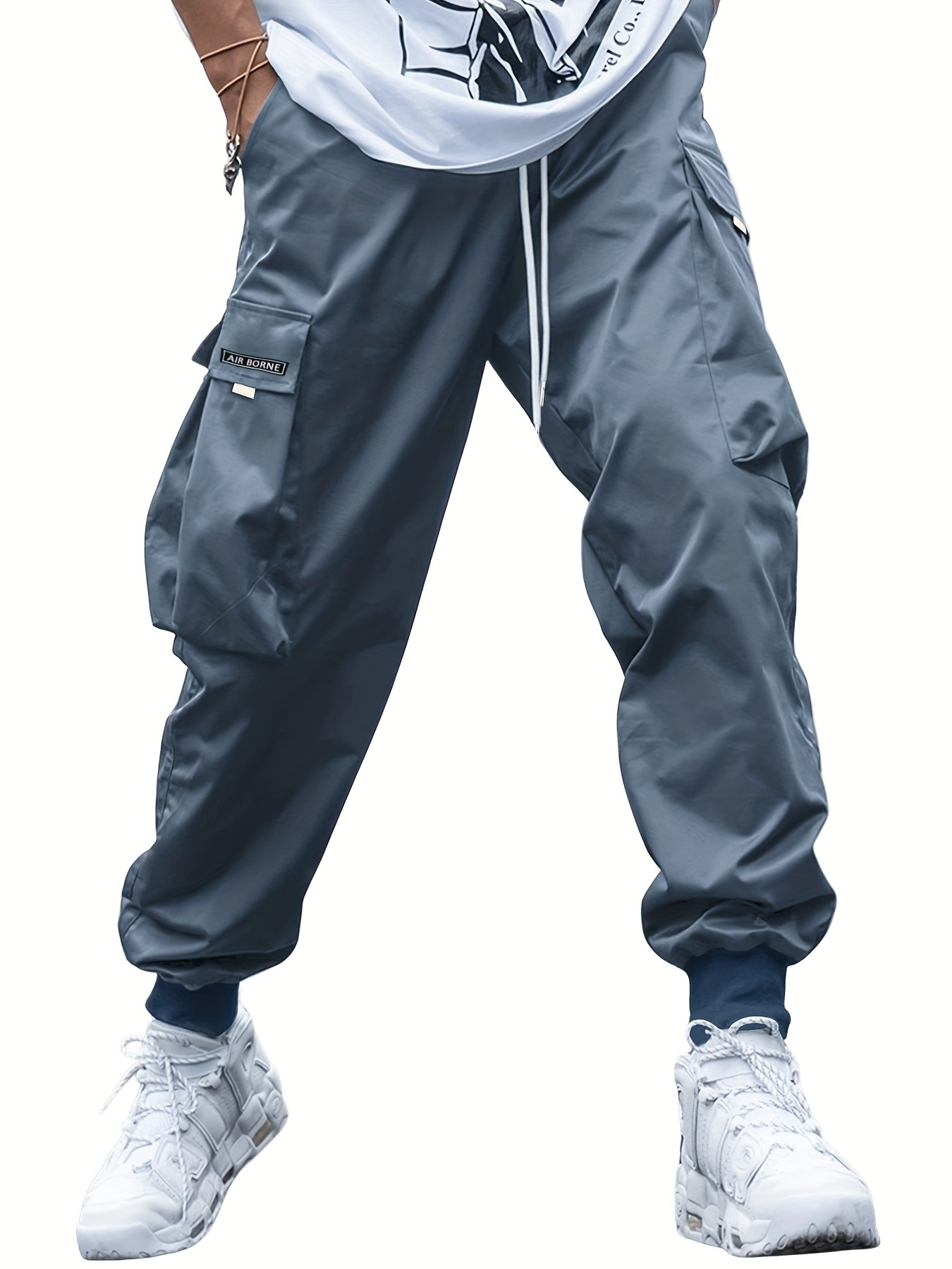 Morton - Pantaloni cargo estivi Hip-Hop per uomini