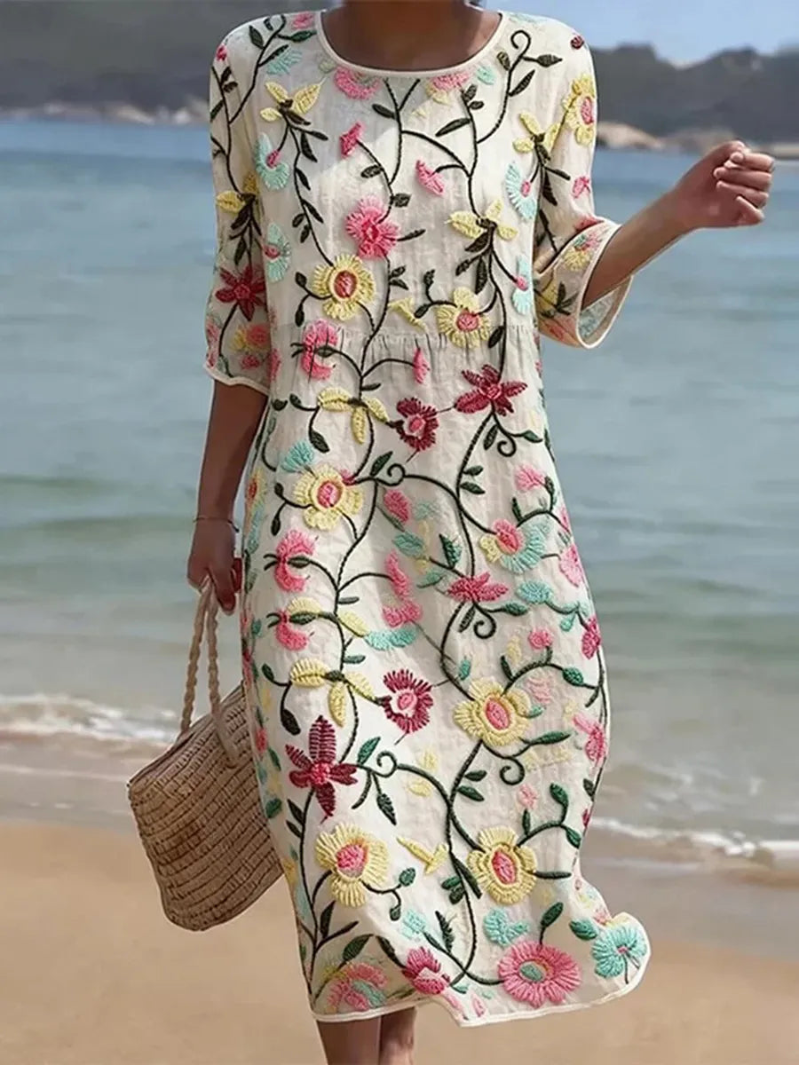Erica | Vestito floreale elegante