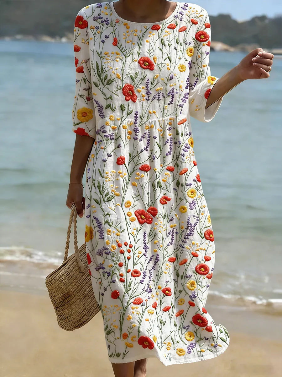 Nicole | Vestito floreale elegante