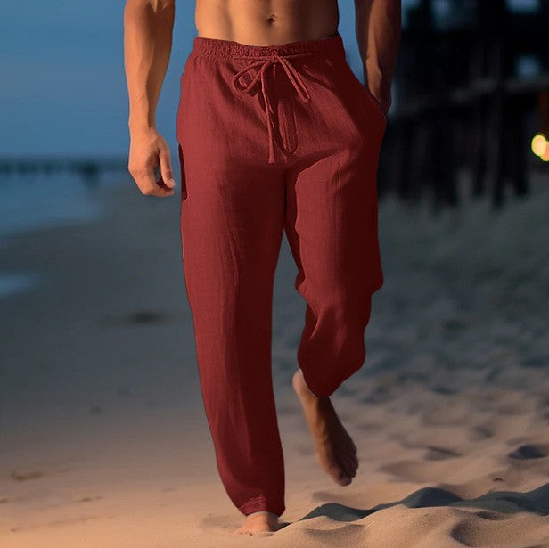 Matthew - pantaloni in lino alla moda da uomo