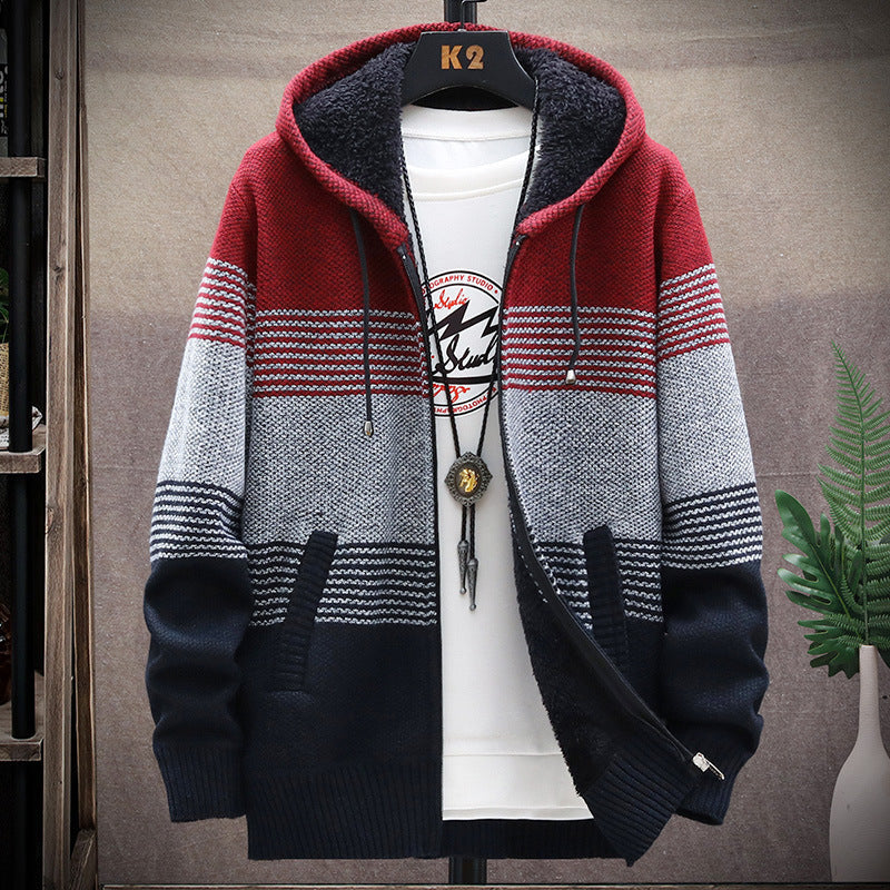 Dawson - Giacca lunga casual con cappuccio per uomo