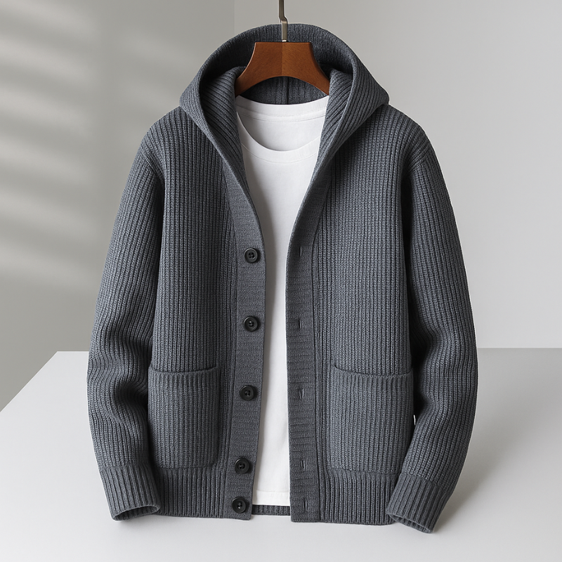 SILVORO | CARDIGAN IN LANA DA UOMO