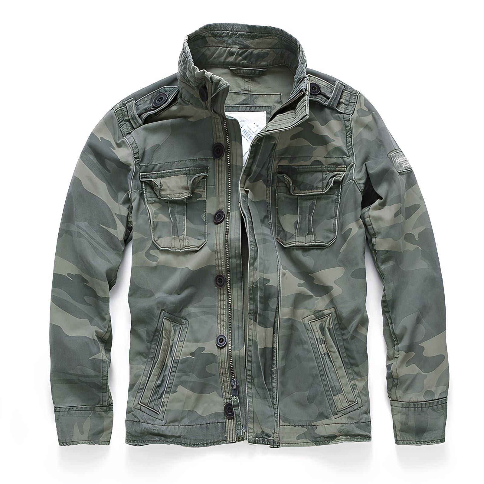 Trenton - Classica giacca di jeans con tasche per uomini