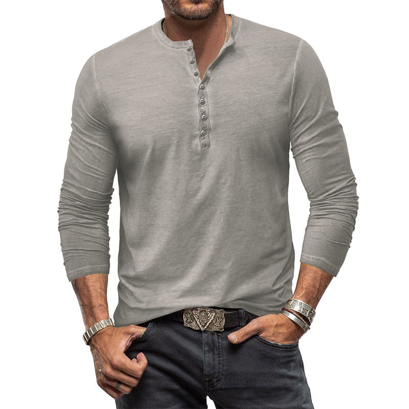 Clifford - Classica camicia lavata con bottoni per uomo