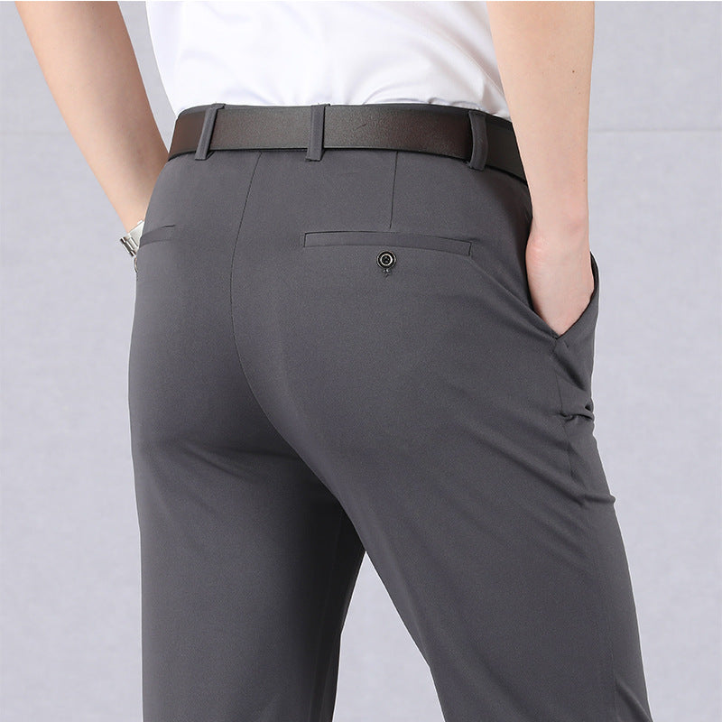 Beckett - Pantaloni da abito casual stretch per uomo