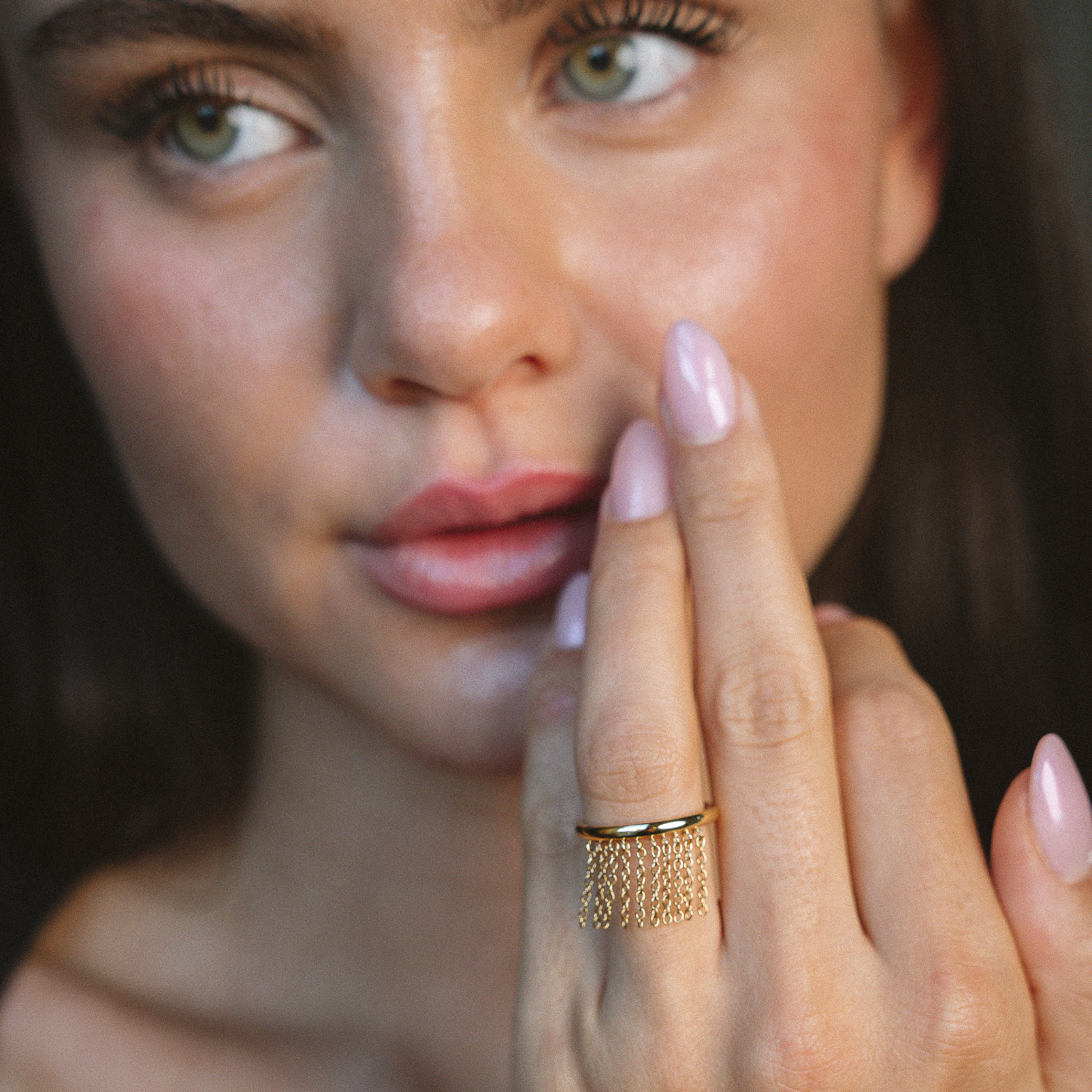 Anello Fringe Placcato Oro