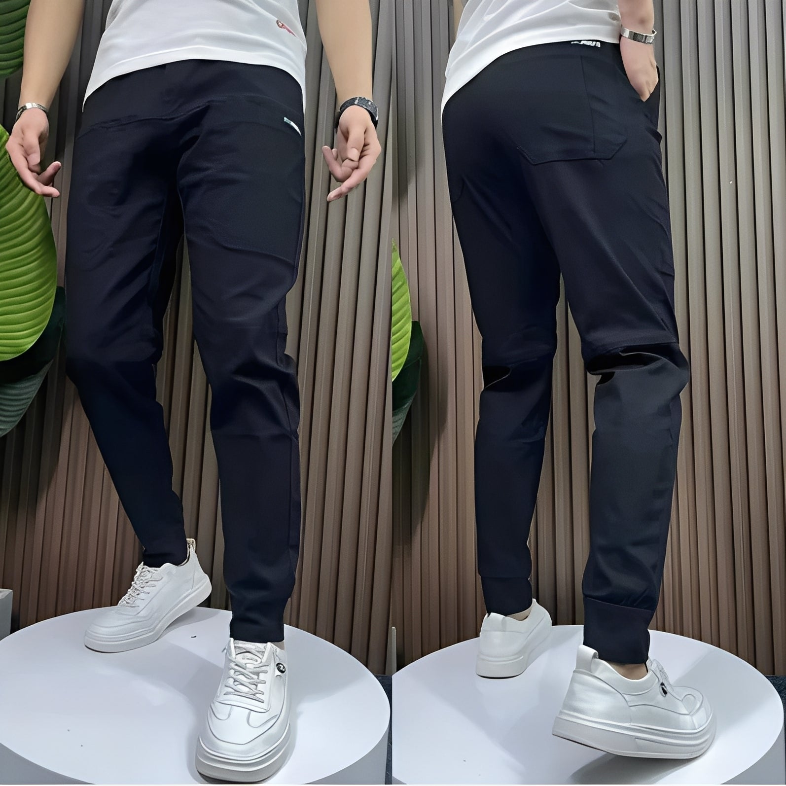 Raynard - Eleganti pantaloni cargo elastici per uomini