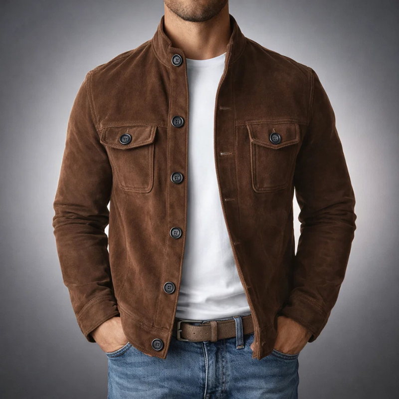 Leonardo™ | Giacca effetto suede dal carattere deciso