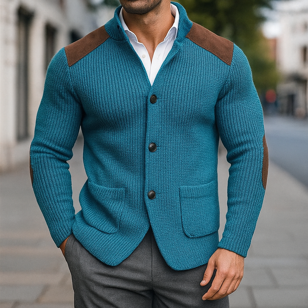 SILVORO | BLAZER IN MAGLIA TESTURIZZATA