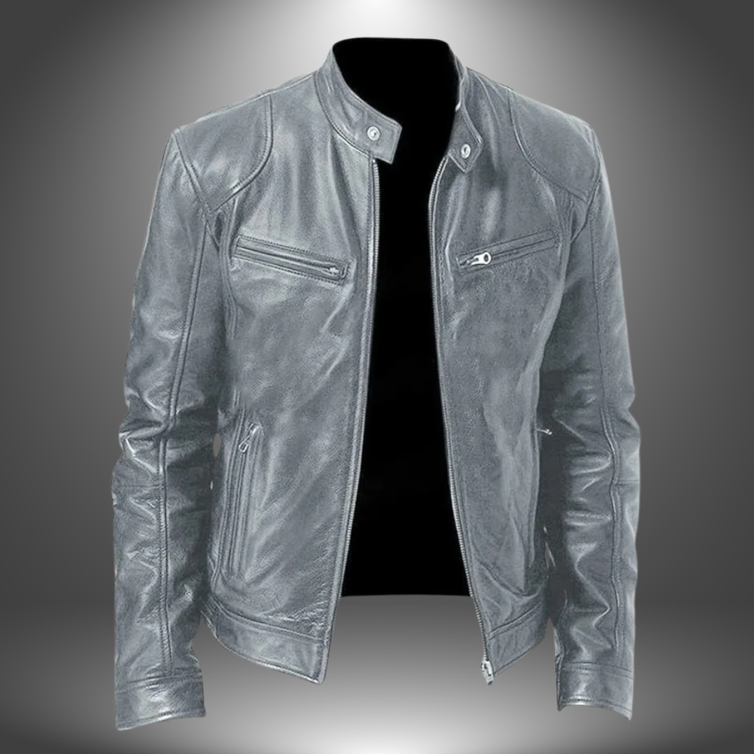 Alessandro™ | Giacca in pelle artigianale da uomo