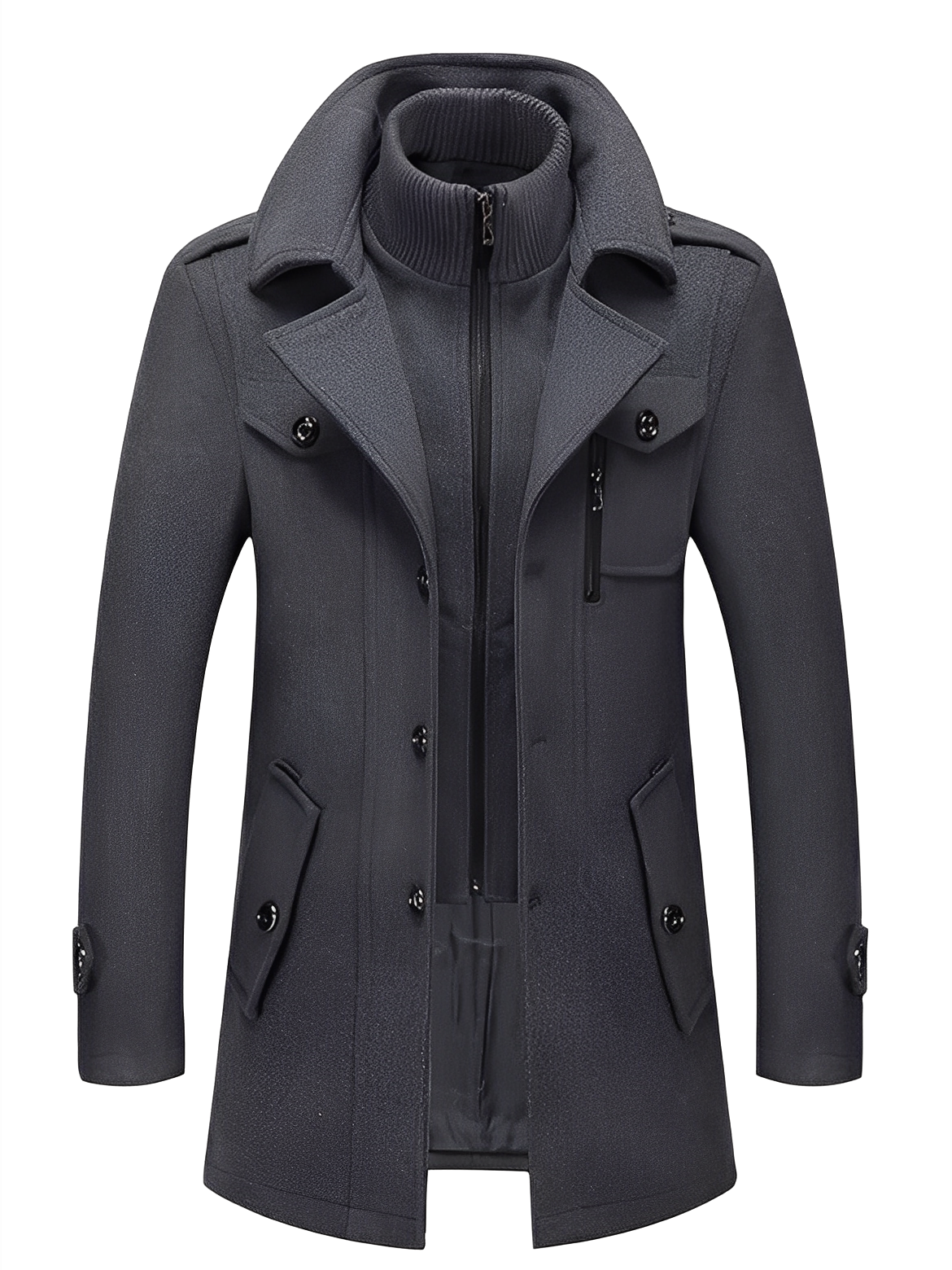 Brannon - Elegante Trenchcoat per Uomini