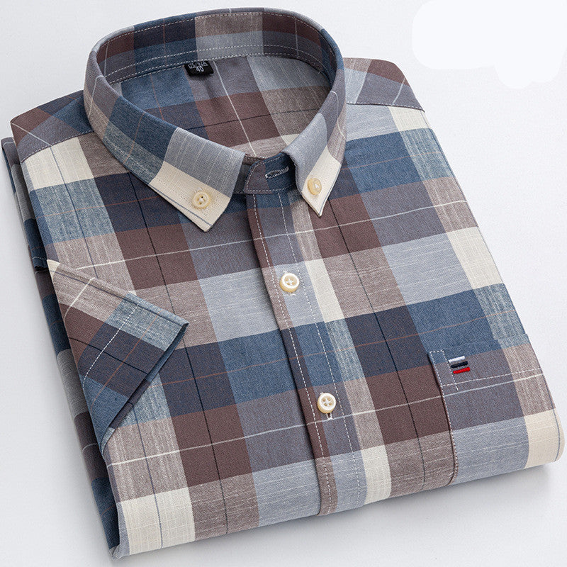 Desmond - Camicia morbida casual con tasca sul petto per uomo