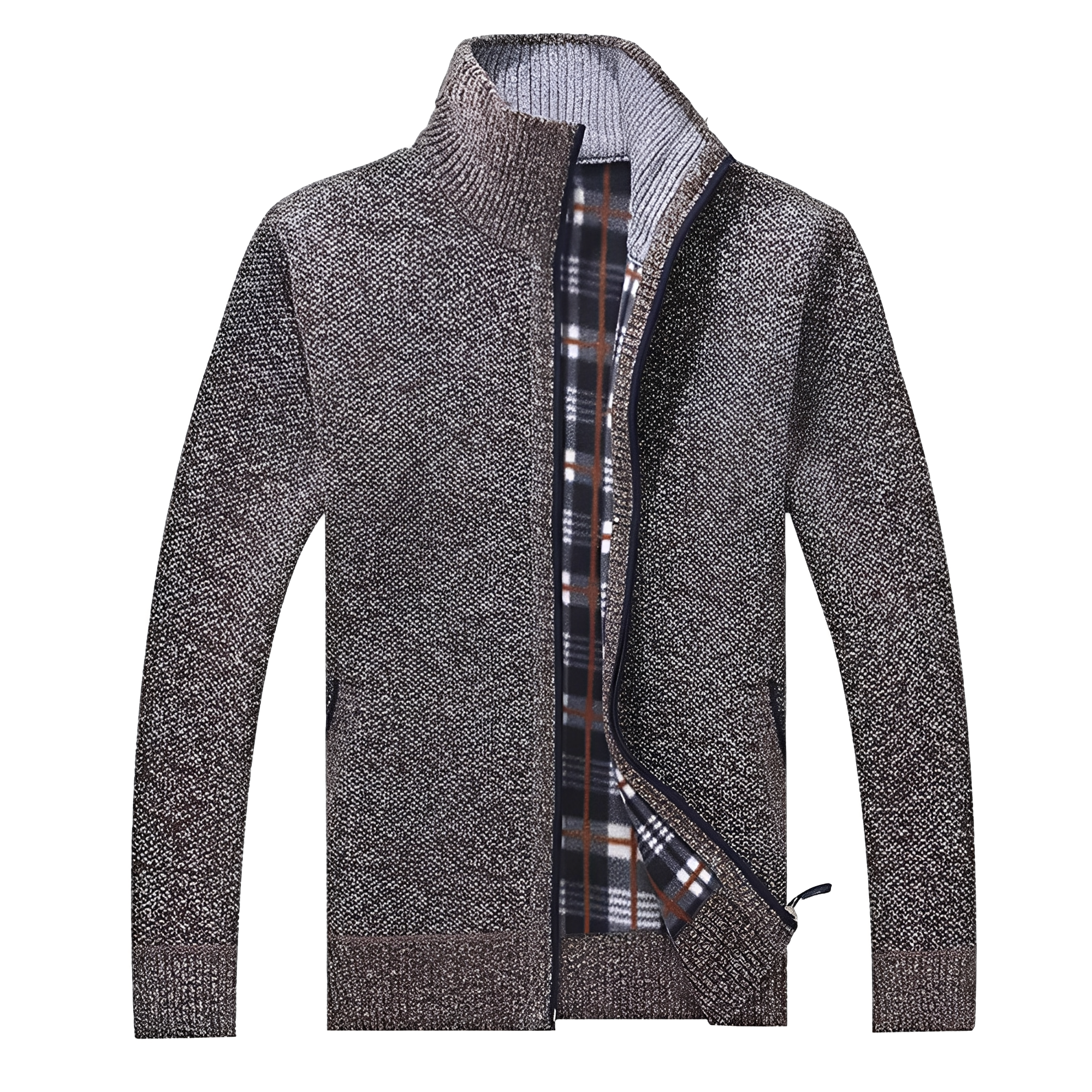 Malinda - Cardigan elegante con morbida fodera in pile per uomo
