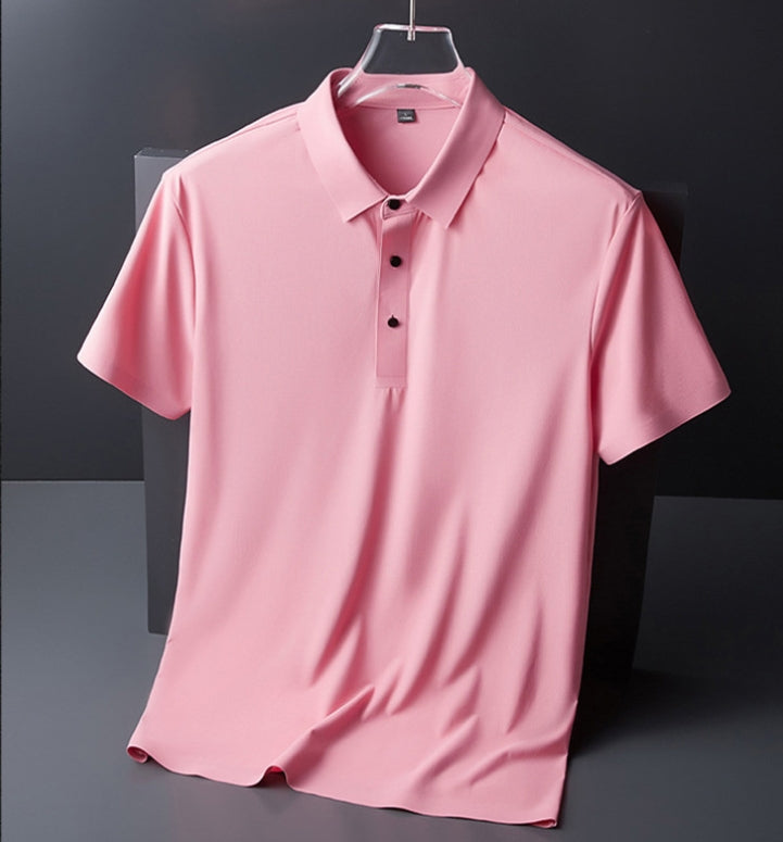 Malcom - Polo casual e traspirante per uomini