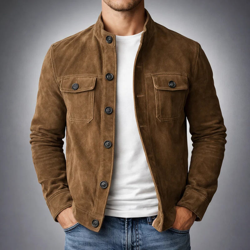Leonardo™ | Giacca effetto suede dal carattere deciso