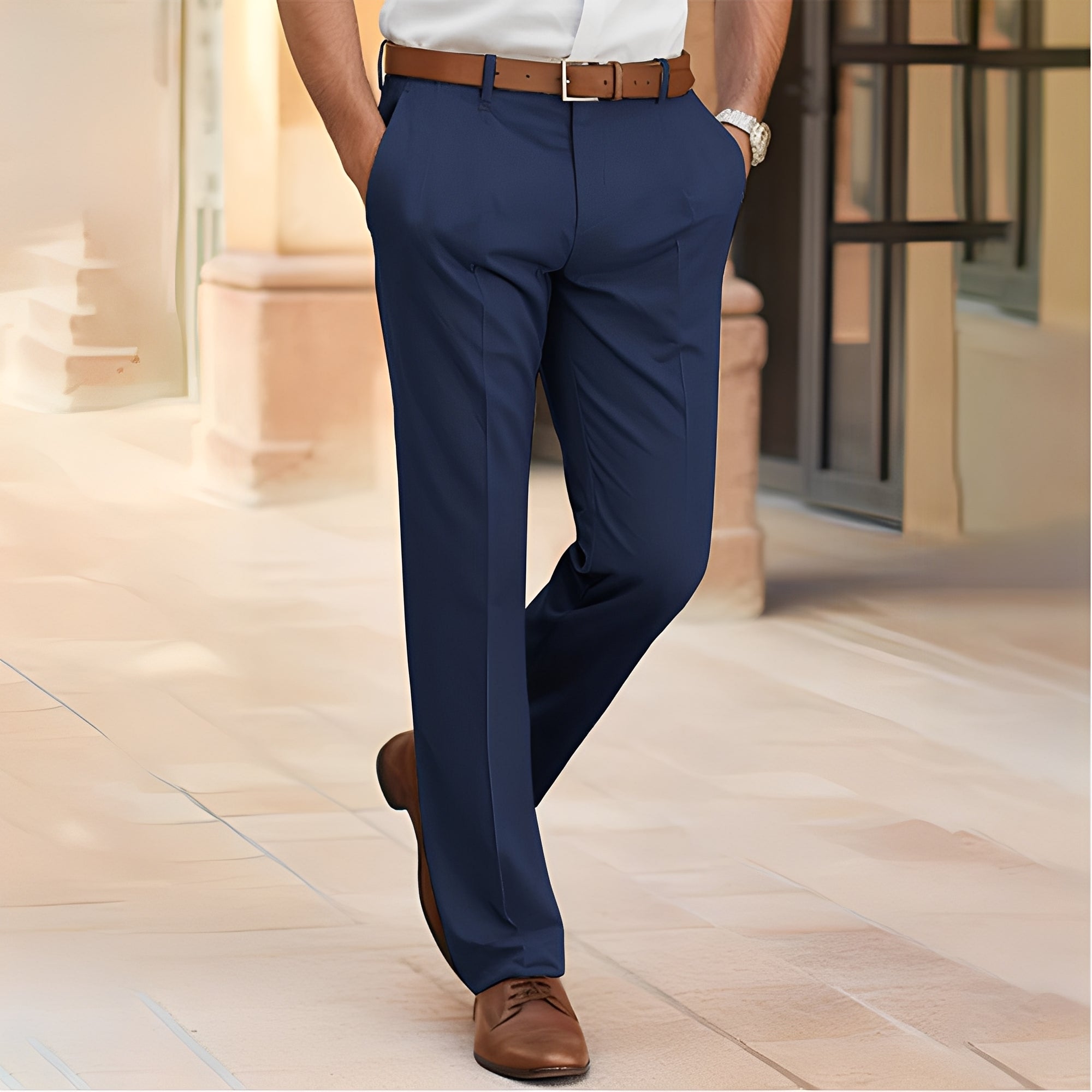 Clayton - Pantaloni formali business per uomini