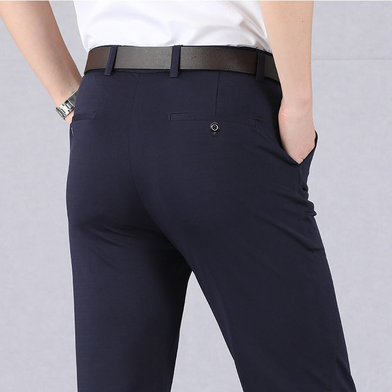 Beckett - Pantaloni da abito casual stretch per uomo