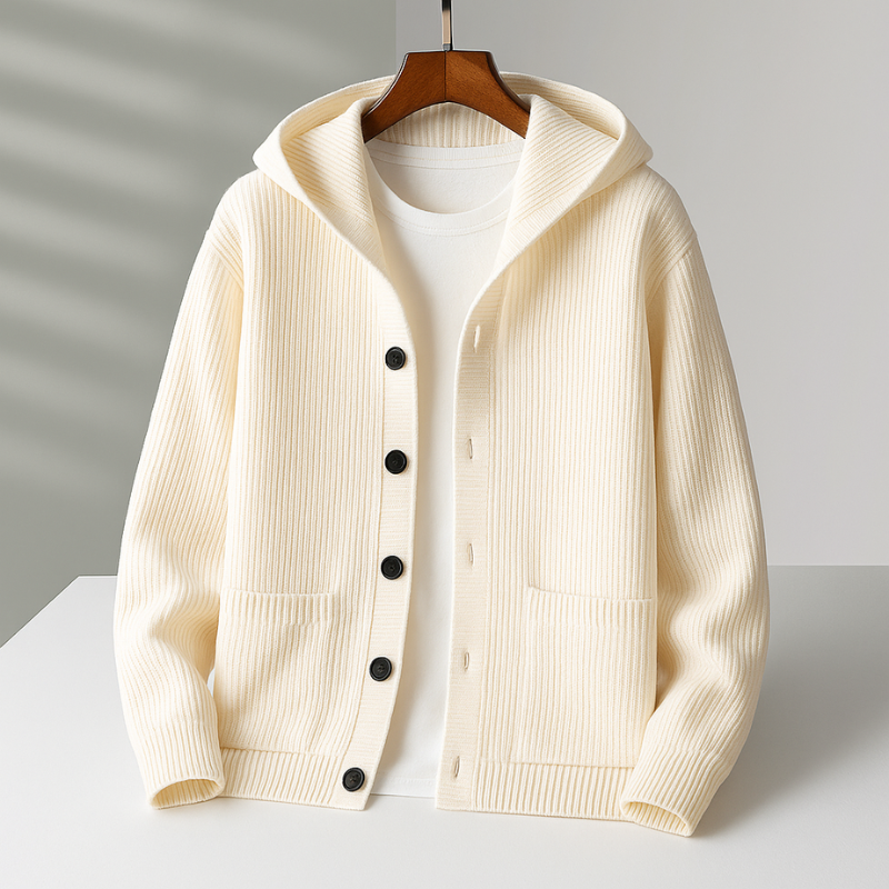SILVORO | CARDIGAN IN LANA DA UOMO