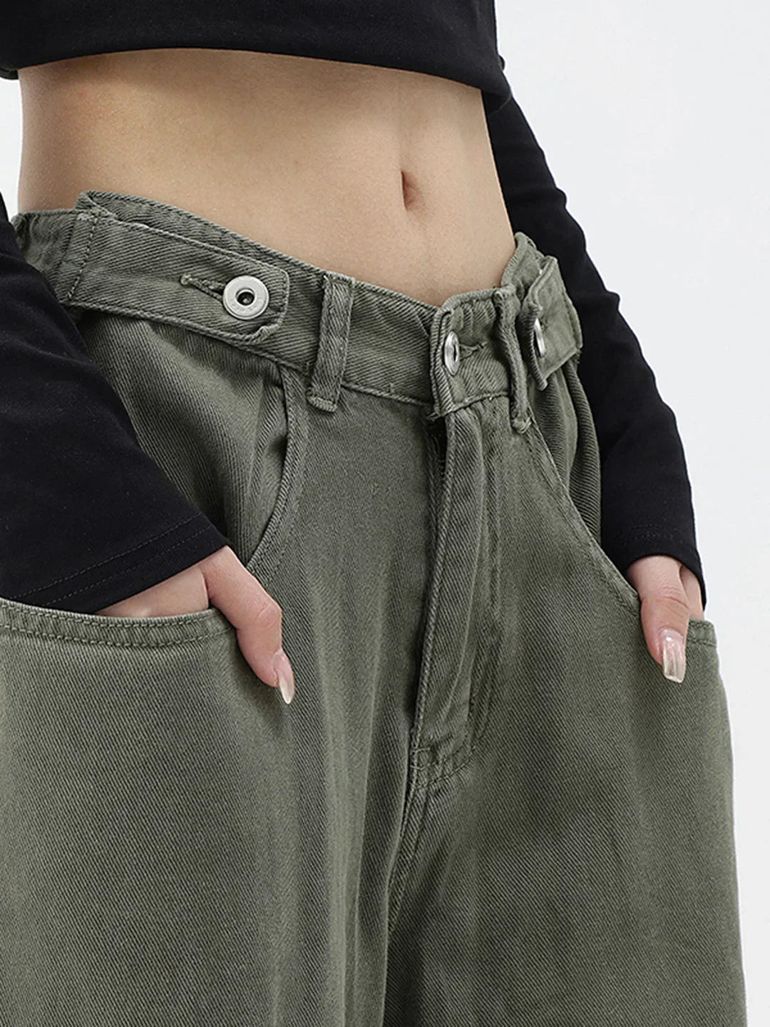 Jeans a vita larga