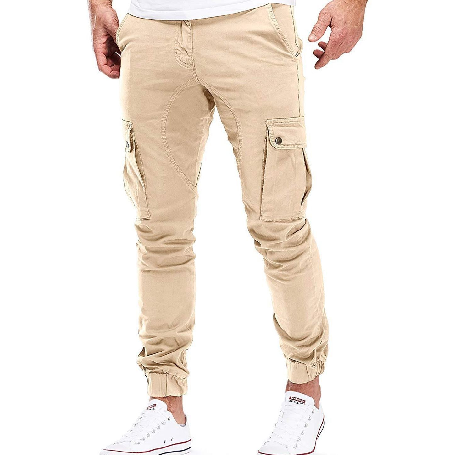 Ashton - Pantaloni cargo funzionali e casual per uomo