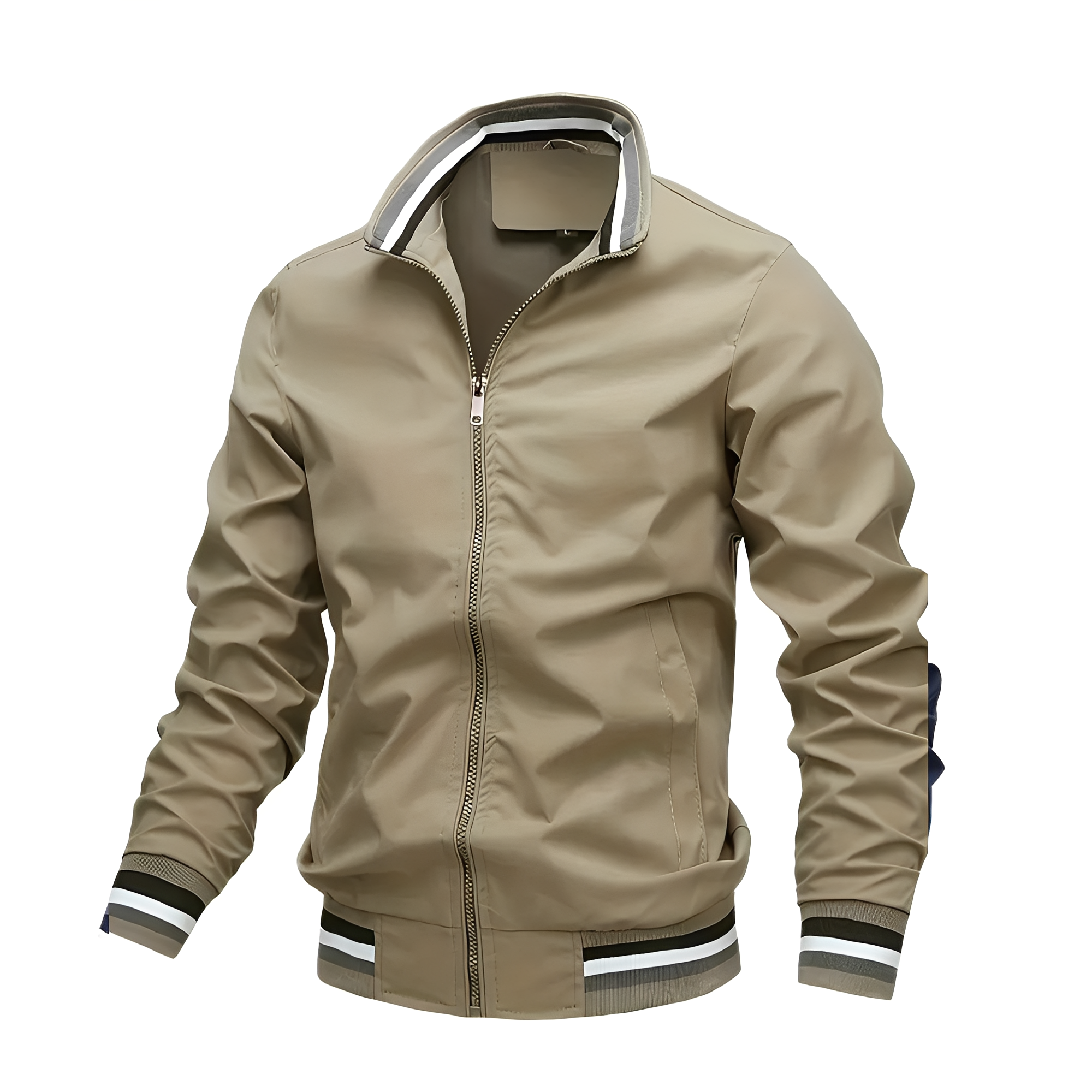 Jeremy - Giacca bomber casual con strisce per uomo