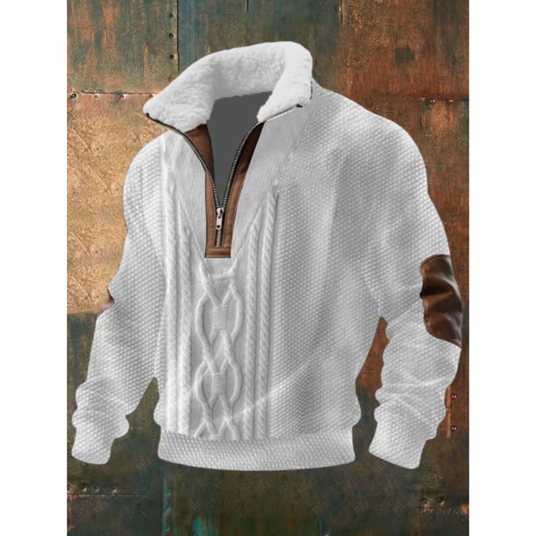 SILVORO | MAGLIONE A COLLO ALTO IN PILE