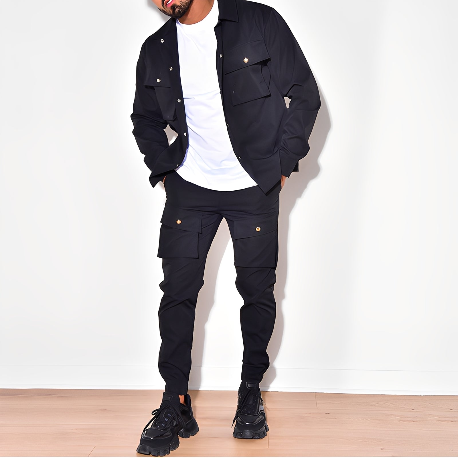 Neville - Elegante Set Cargo per Uomini