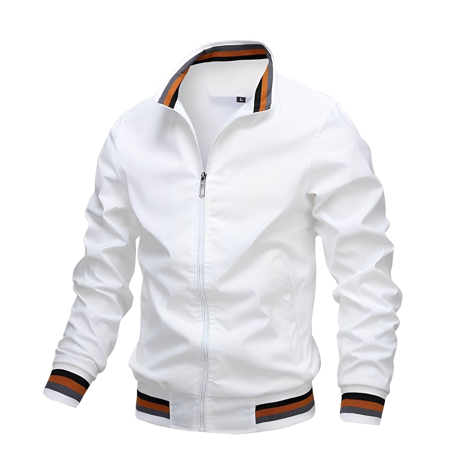 Jeremy - Giacca bomber casual con strisce per uomo