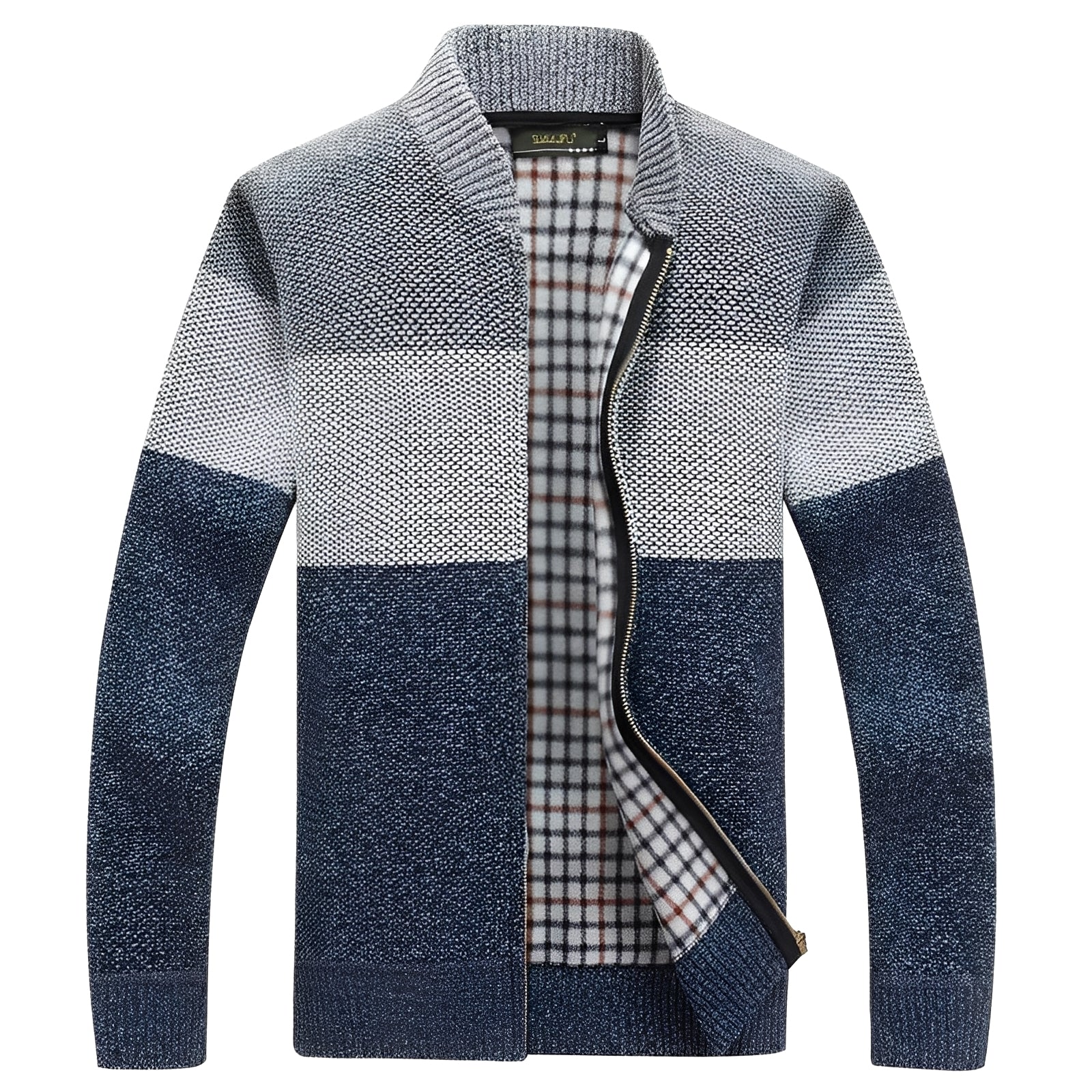 Samson - Giacca casual con fodera in pile per uomo
