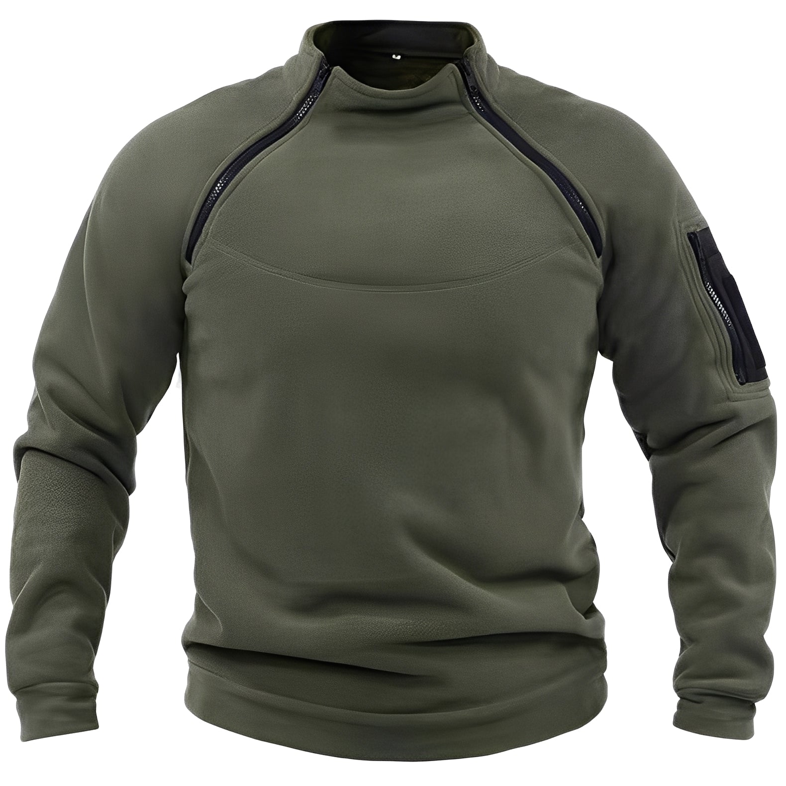 Wilbur - Pile sportivo con zip per uomo