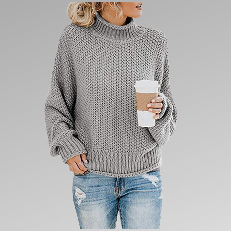 LUCINDA™|MAGLIONE COLLO ALTO