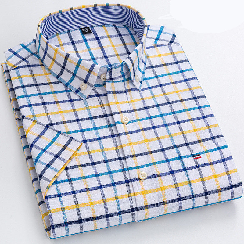 Desmond - Camicia morbida casual con tasca sul petto per uomo