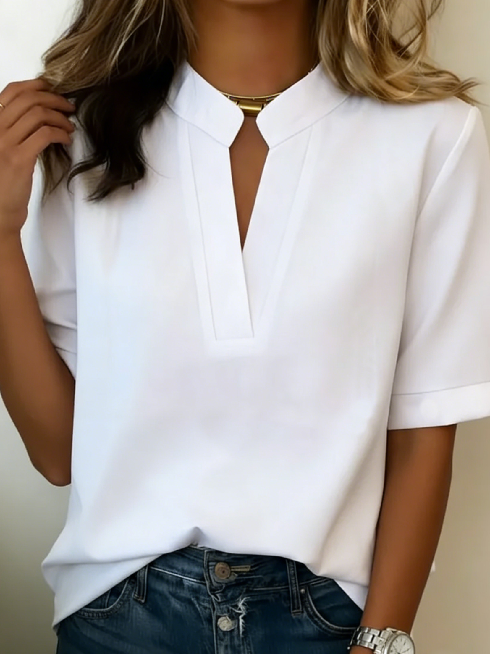 Beatrice™ | Blusa con Collo Raffinato