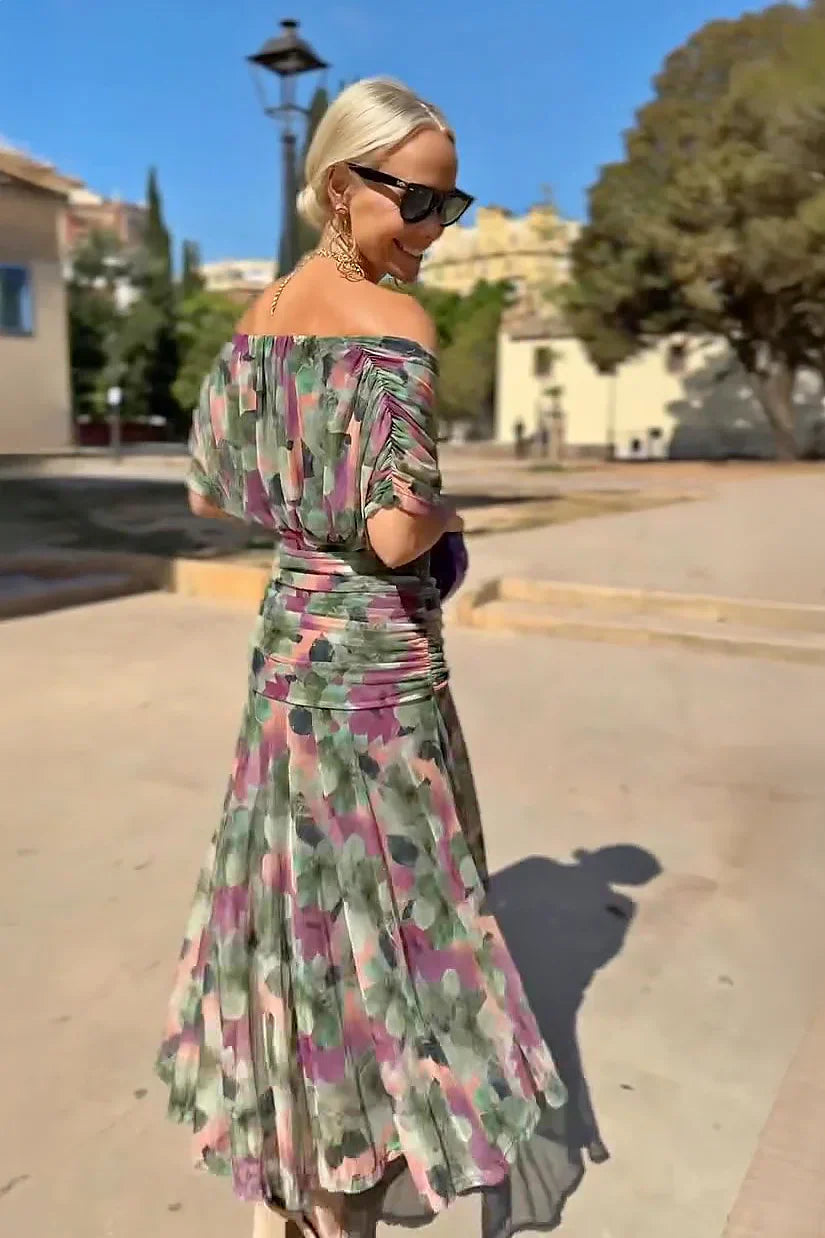 Lorenza™ | Abito maxi elegante con scollo a V