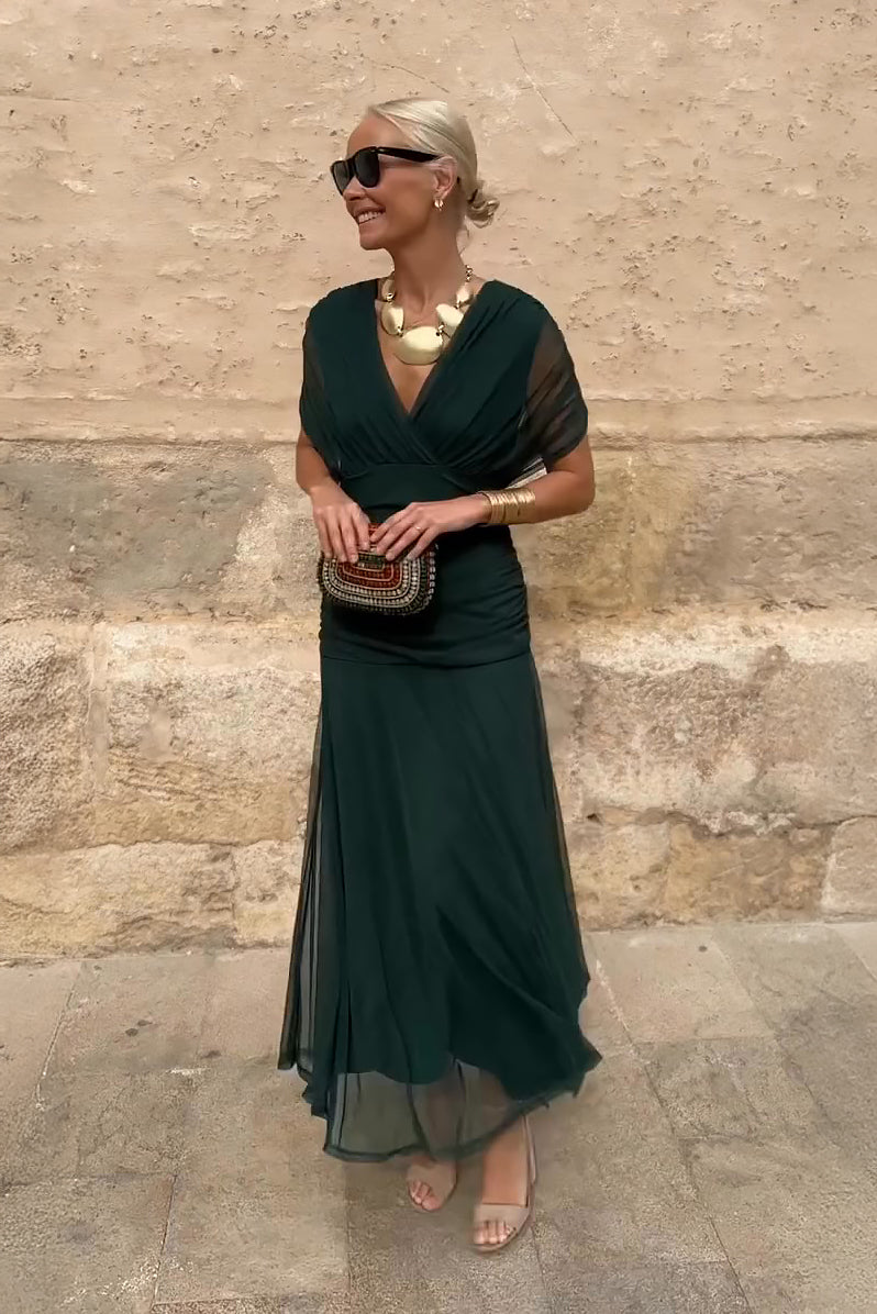 Lorenza™ | Abito maxi elegante con scollo a V