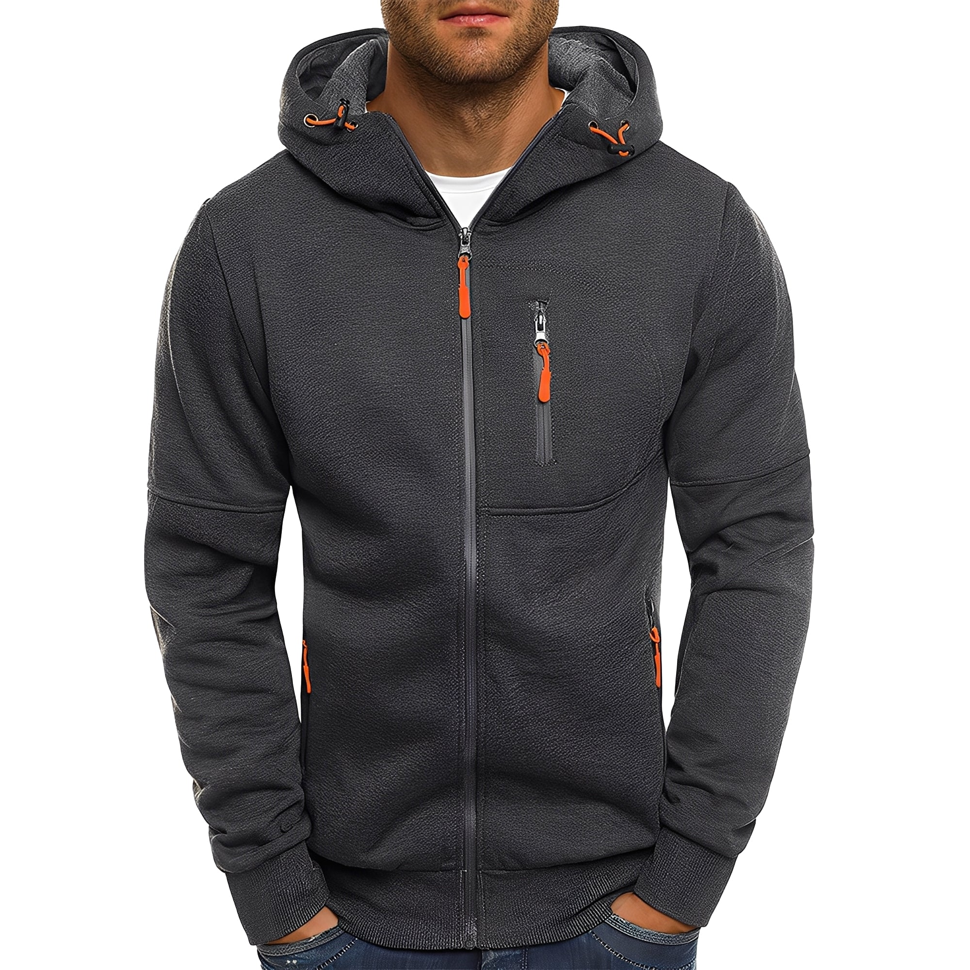 Lowell - Casual, elegante giacca con cappuccio per uomini