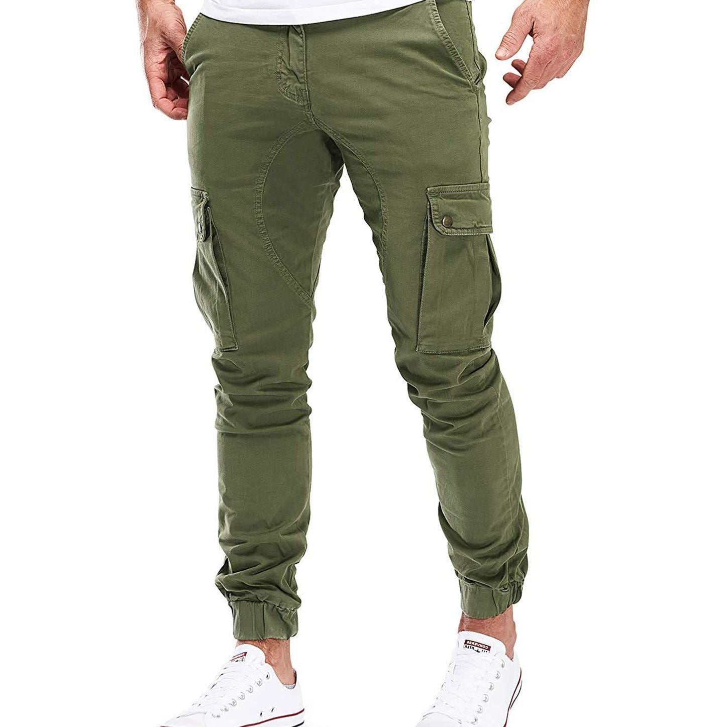 Ashton - Pantaloni cargo funzionali e casual per uomo