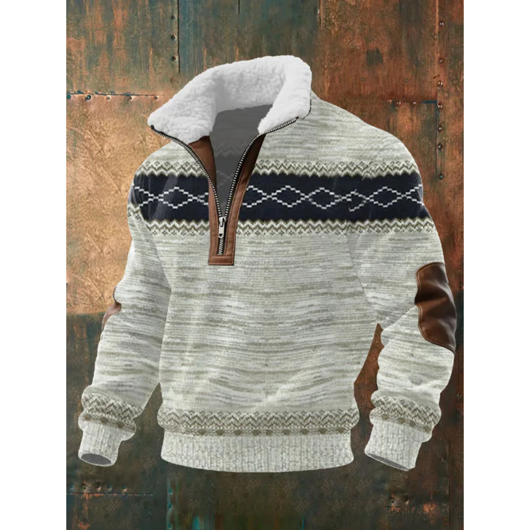 SILVORO | MAGLIONE A COLLO ALTO IN PILE