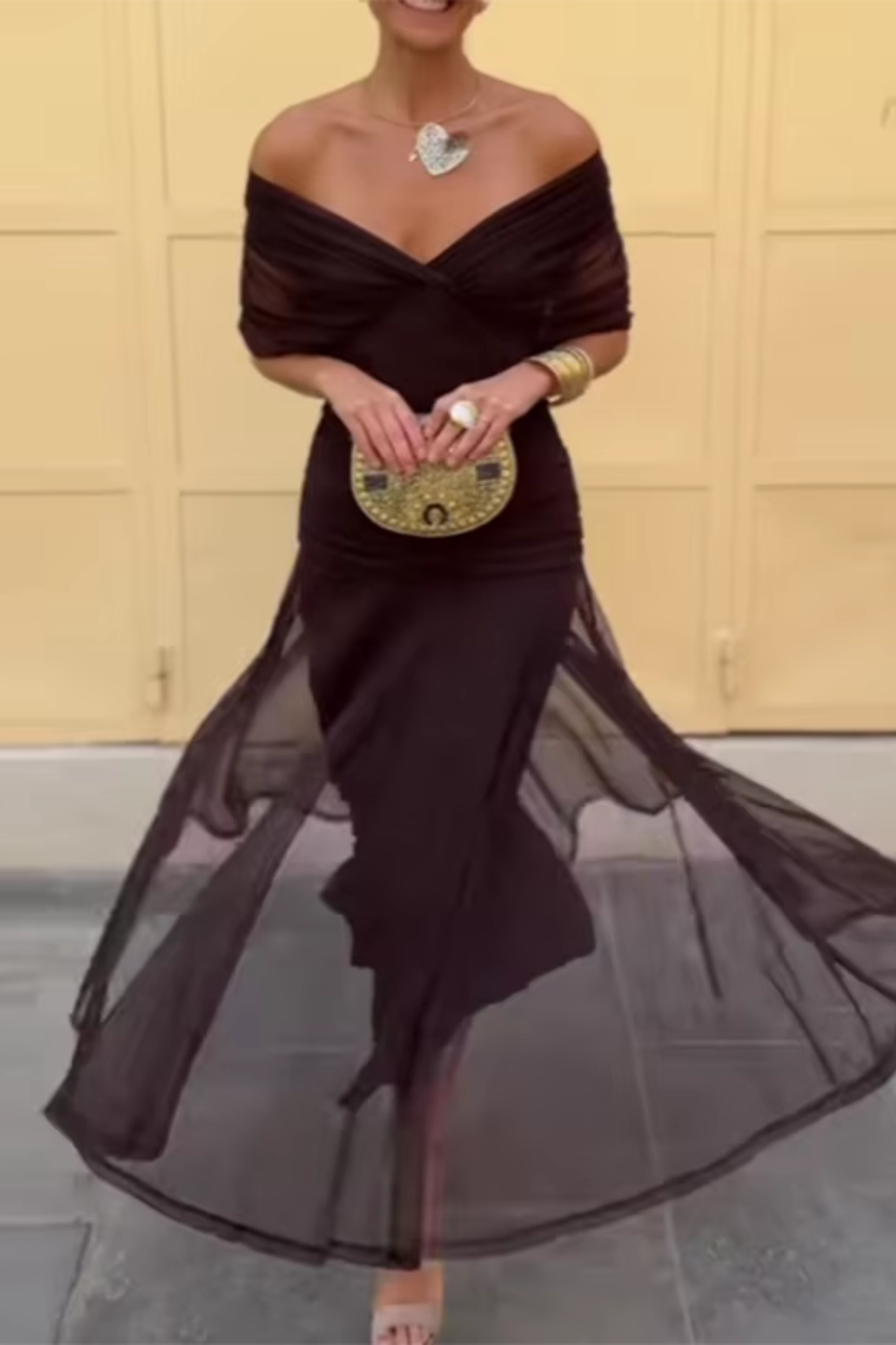 Lorenza™ | Abito maxi elegante con scollo a V
