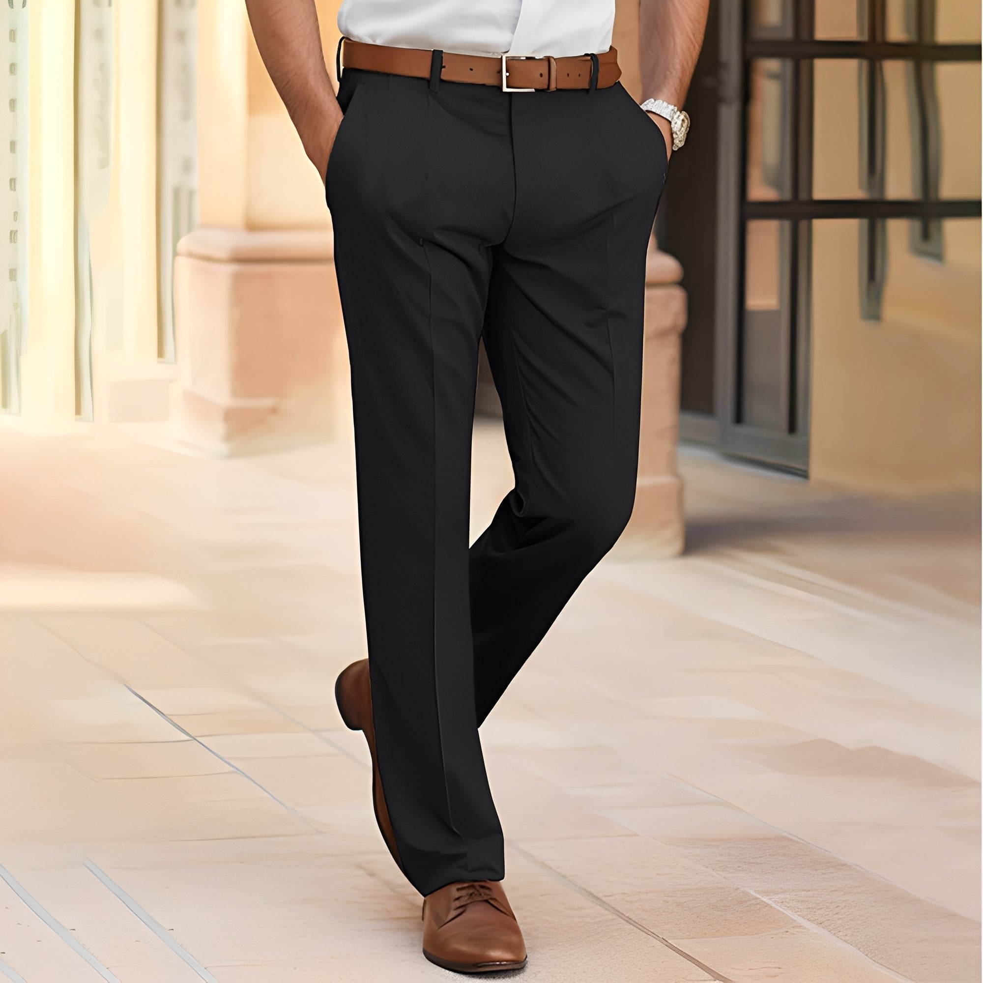 Clayton - Pantaloni formali business per uomini
